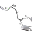 Resonator Ext. Pipe Muffler Dual Exhaust System for Chevrolet Malibu 13-15 2.5L