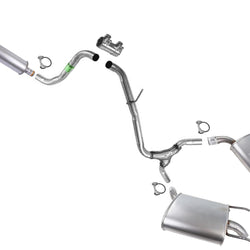 Resonator Ext. Pipe Muffler Dual Exhaust System for Chevrolet Malibu 13-15 2.5L