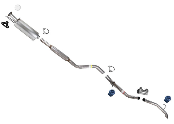 Muffler Resonator Tail Pipe Exhaust System for Honda Ridgeline 2017 18 19 2020