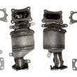 For 2009-2014 TL 2008-2015 Accord V6 Front & Rear Manifold Catalytic Converter