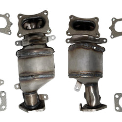 For 2009-2014 TL 2008-2015 Accord V6 Front & Rear Manifold Catalytic Converter