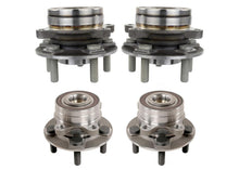 Front & Rear Wheel Hub Bearings Kit For Ford Explorer 2020-2025 All Wheel Drive
