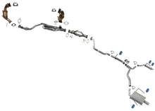 Resonator Pipe Dual Muffler Exhaust System for GMC Acadia Denali 2013 2015 2016