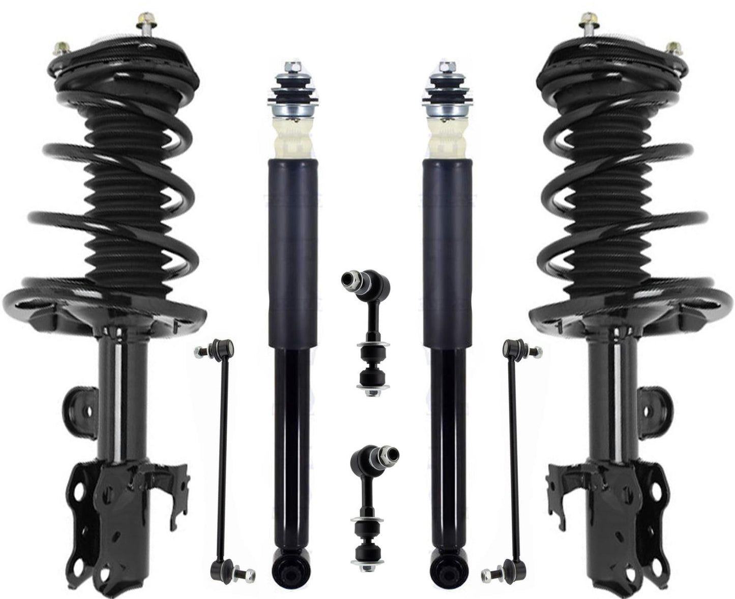 Front Struts Assembly Rear Shocks & Sway Bar Links For Scion TC 2011 2012 2016
