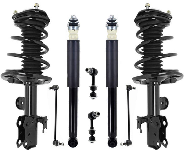 Front Struts Assembly Rear Shocks & Sway Bar Links For Scion TC 2011 2012 2016