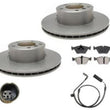 Fits for 2001-2003 BMW 525i Balanced Front Brake Rotors Brake Pads & Sensor