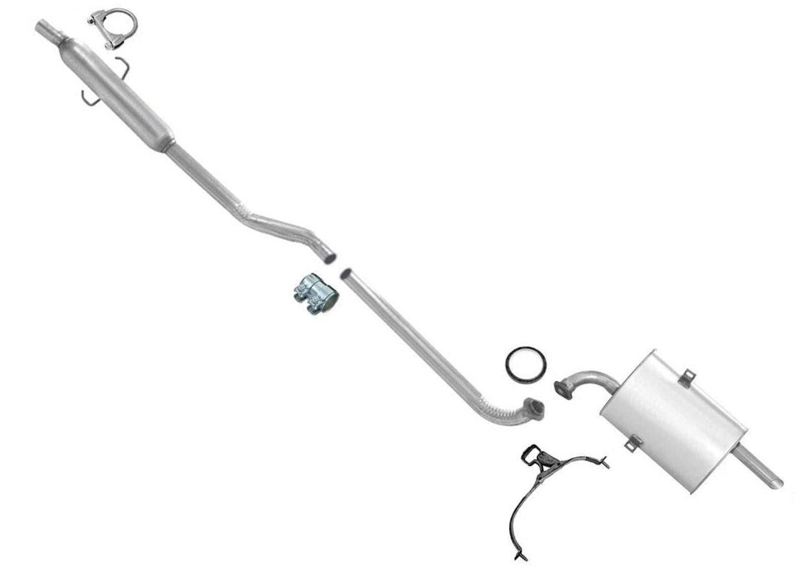 Resonador medio y silenciador con suspensión para Toyota Corolla 1.8L 1998-2002