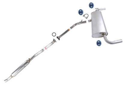 Weld on Rear Extension Pipe Rear Muffler for Toyota Rav4 Hybrid 2019 2021 2023 - Photo 1