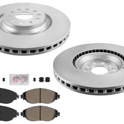 Front Disc Brake Rotors Brake Pads for Volkswagen GTi 2022 2023 2024 2.0L