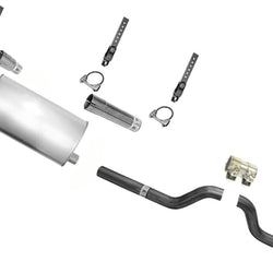 Weld on High Flow Muffler and Tail Pipe for 1988-1995 Chevy Chevrolet Pick Up