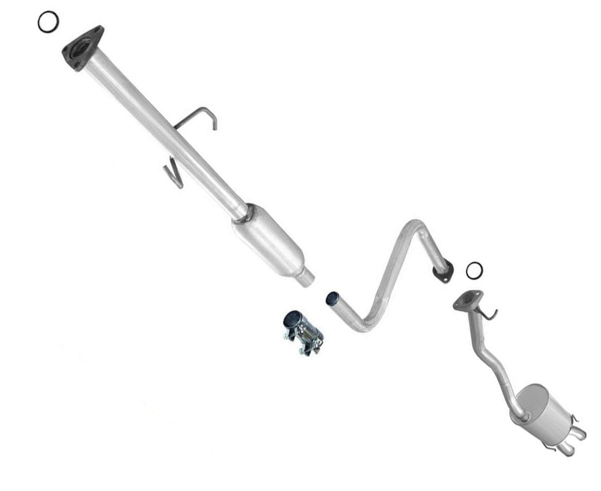 Resonator Pipe Muffler Exhaust System For Honda Accord DX LX 1990 1991 1992 - Photo 1
