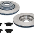 Rear Disc Brake Rotors Brake Pads for Volkswagen GTi 2022 2023 2024 2.0L
