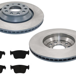 Rear Disc Brake Rotors Brake Pads for Volkswagen GTi 2022 2023 2024 2.0L