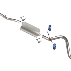 Flex Pipe Muffler Tail Pipe Exhaust for Silverado 2019-2023 139.5 Wheelbase 5.3