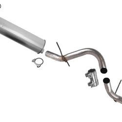 Weld On Muffler Tail Pipe for Chevrolet Silverado 2019 2020 2021 2022 2023 5.3L