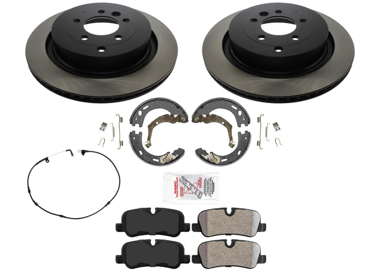 Performance Carbon Disc Brake Rotors Pads Sensors for Land Rover LR4 2010-2016
