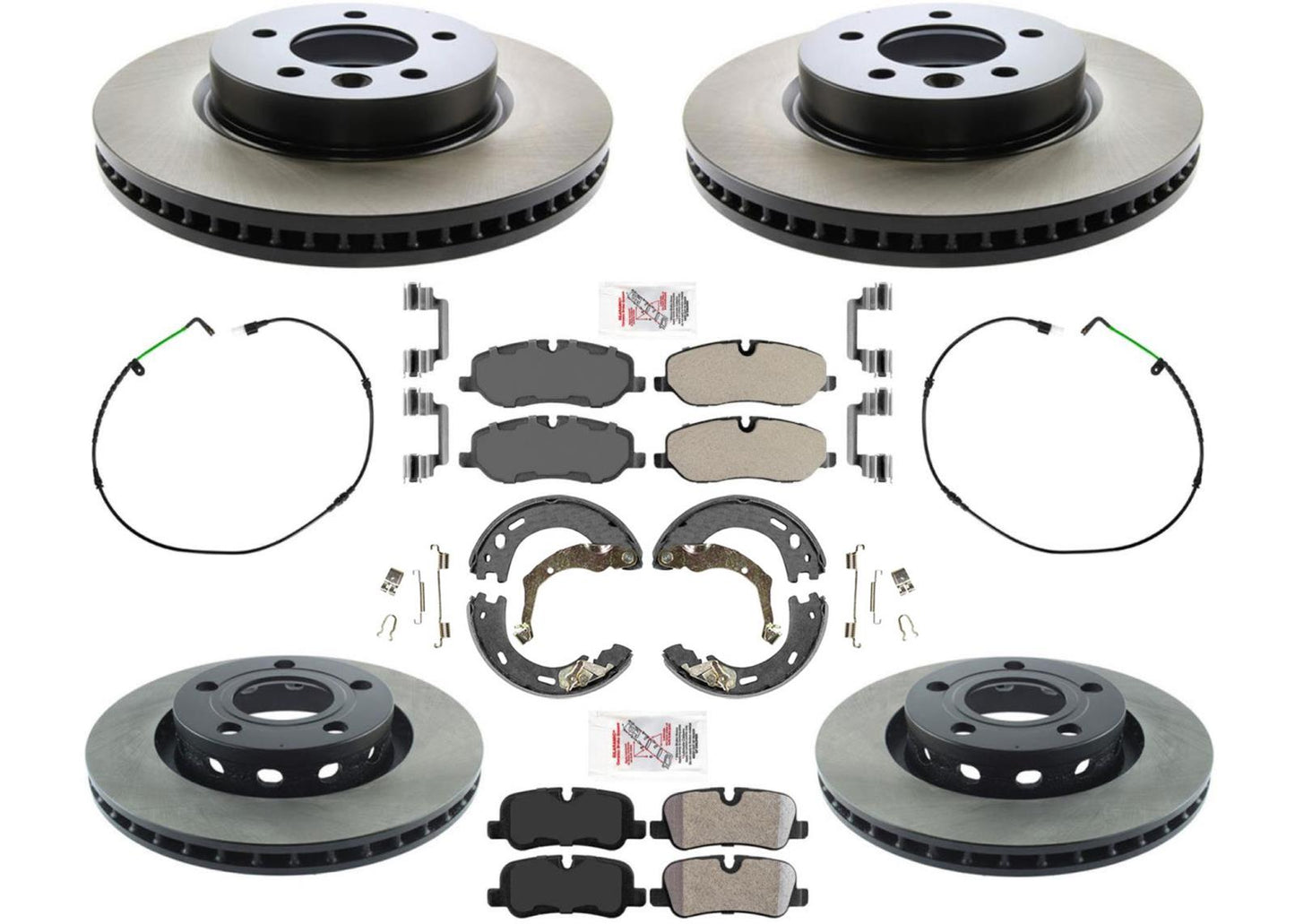 F&amp;R Pastillas de freno de alto carbono para Land Rover LR3 4.0L 2005-2007