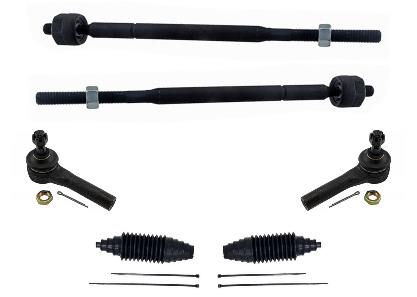 Front Inner and Outer Tie Rods For Chrysler Town & Country 2008 2009 2010