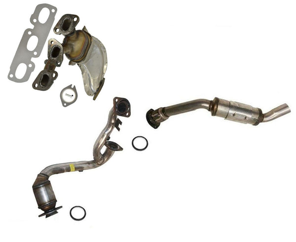 Front & Rear Catalytic Converters For Ford Taurus Vin S DOHC 24V 2000 2004 2005