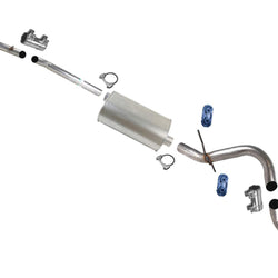 Flex Pipe Muffler Tail Pipe Exhaust for Silverado 2019-2023 157.0