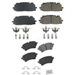 Front & Rear Ceramic Disc Brake Pads For Audi Q5 PHEV 2020 2022 2023 W/ 350MM