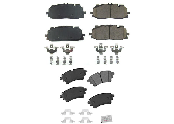 Front & Rear Ceramic Disc Brake Pads For Audi Q5 PHEV 2020 2022 2023 W/ 350MM