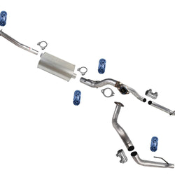 Pipe Muffler Tail Pipe Dual Exhaust for Silverado 2019-2023 147.4