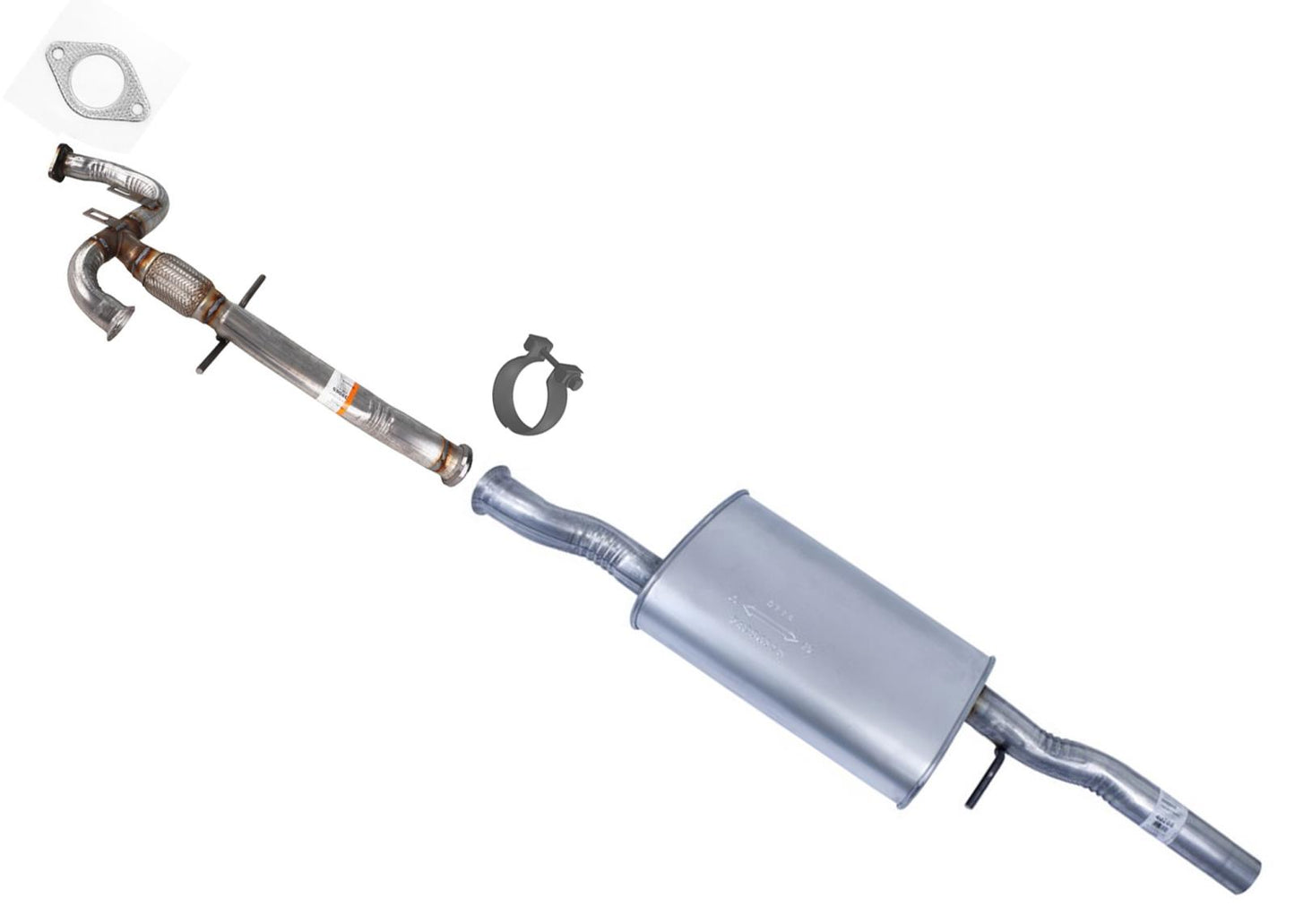 Front Y Pipe Front Muffler for Chrysler Pacifica 3.6L