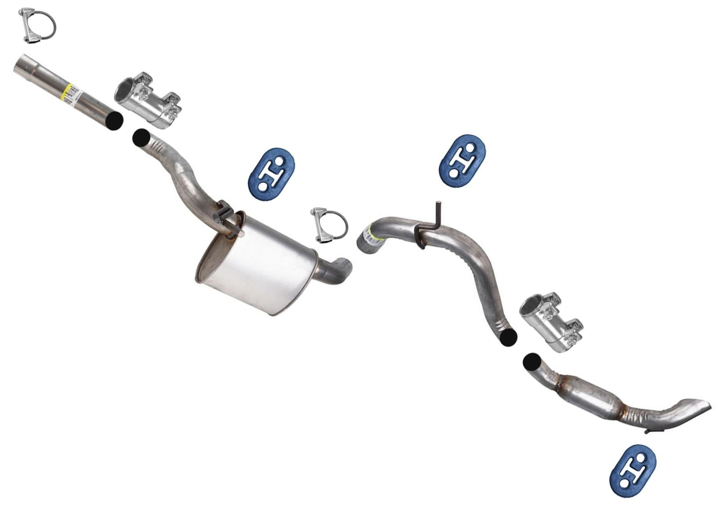 Middle Muffler Rear Resonator for Chrysler Pacifica 2017 2018 2019 2020 2021