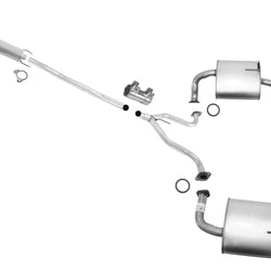 Resonator Pipe Dual Rear Muffler For Nissan Altima 2.5L 2007 2008 2009 4 Door