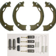 Parking Brake Shoes Set for Lincoln Town Car 1995-2002 with Mounting Hardware