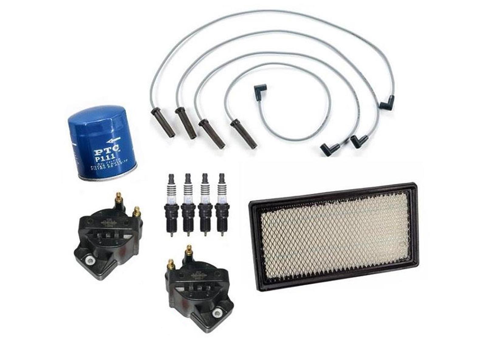 Ignition Wires Spark Plugs Coils Filters For Chevrolet S10 2.2L Pick Up 1998-03