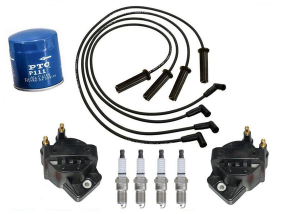 Spark Plugs Wires Coils Oil Filter for Chevrolet S10 Pick Up 2.2L 94-95