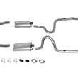 Dual Muffler Exhaust System Dual Tail Pipes for Ford Mustang GT 1987-1993 5.0L