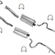 1988-1993 para Ford Mustang LX 5.0L doble silenciador tubo de escape doble marca Walker
