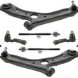 Lower Arms W/ Ball Joints Tie Rods & Links For Hyundai Elantra 2.0L 2021-2024