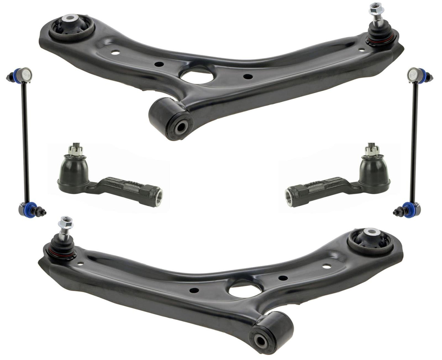 Lower Arms Ball Joints Outer Tie Rods & Links For Hyundai Elantra 2.0L 2021-2024