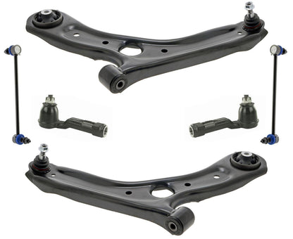 Lower Arms Ball Joints Outer Tie Rods & Links For Hyundai Elantra 2.0L 2021-2024
