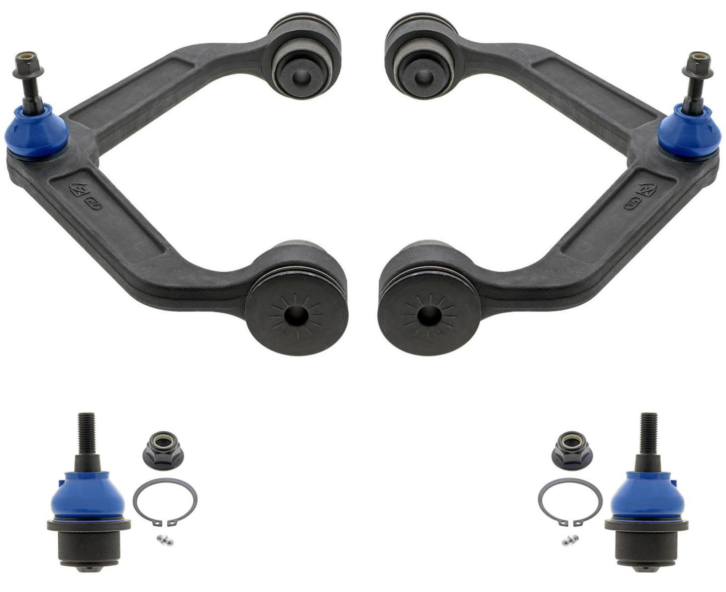 Front Upper Control Arms & Lower Ball Joints For Sierra 2500 HD 2020 2021 2024