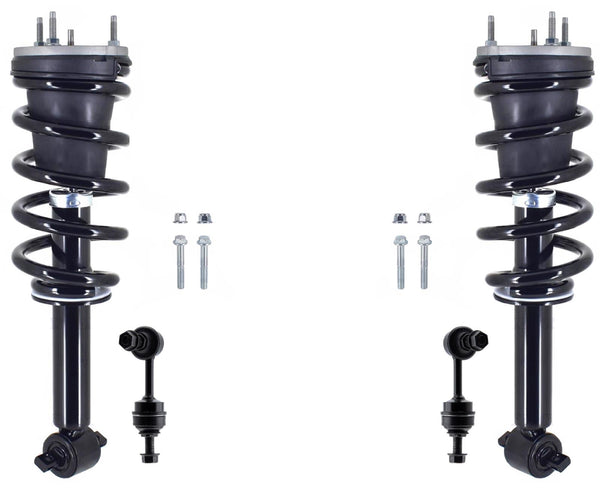 Front Complete Struts & Links For Silverado 1500 2019 2022 2023 4 Wheel Drive