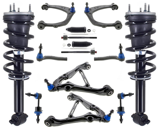 Frt Struts Control Arms Tie Rods & Links For Silverado 1500 19-23 4 Wheel Drive