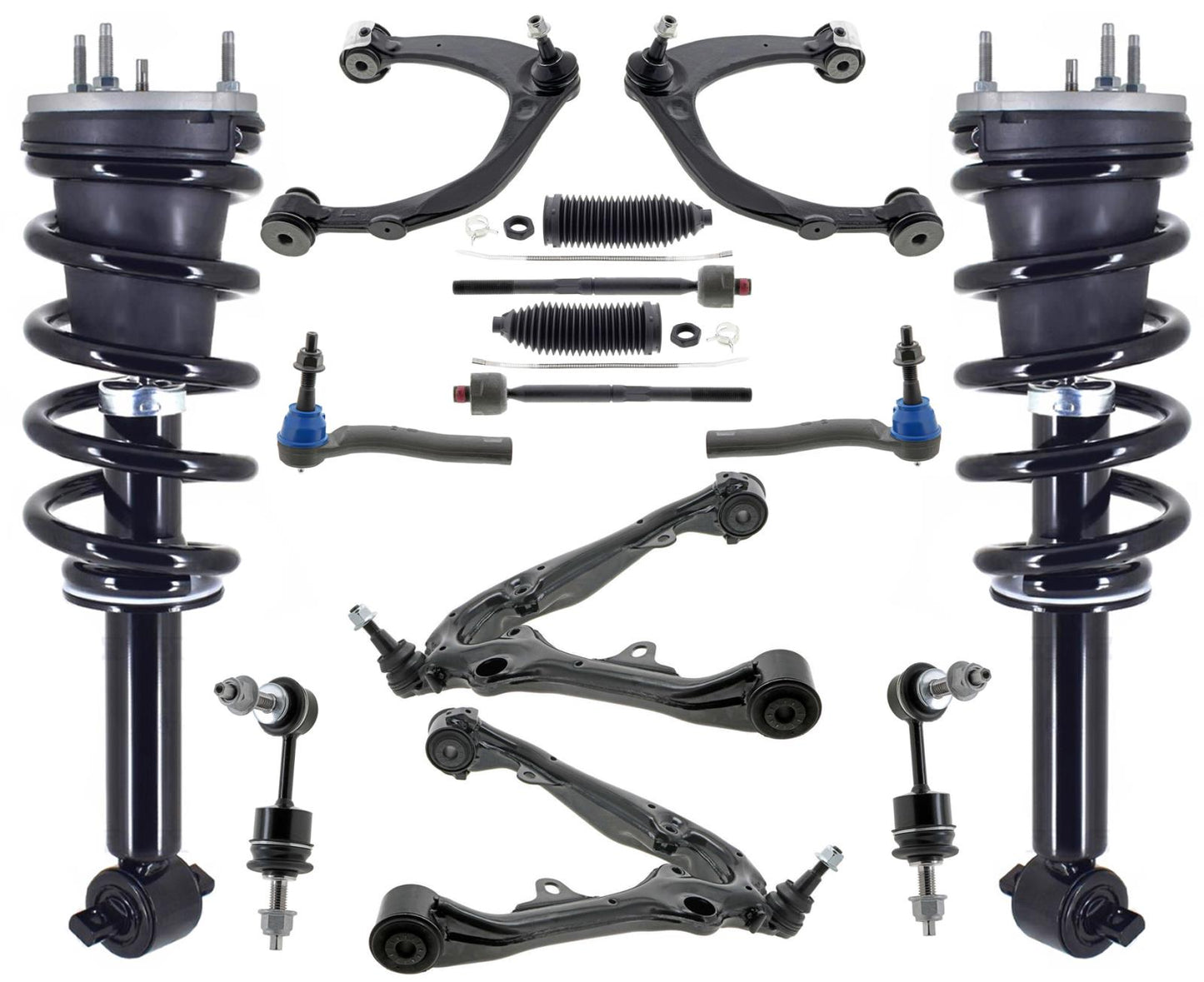 Frt Struts Control Arms Tie Rods & Links For Sierra 1500 2019-2023 4 Wheel Drive