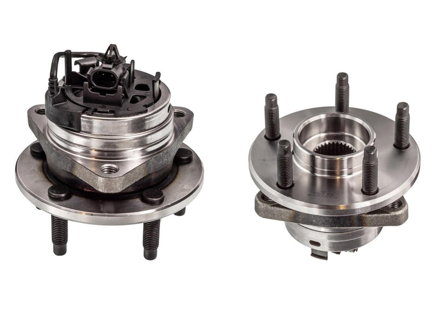 2 Ft Wheel Hub Bearings for Chevrolet Malibu 04-12 W/ 4 Wheel Anti-Lock Brakes