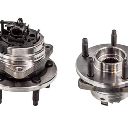 2 Ft Wheel Hub Bearings for Chevrolet Malibu 04-12 W/ 4 Wheel Anti-Lock Brakes