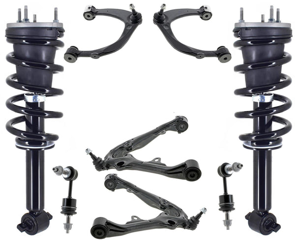 Front Struts Control Arms & Links For GMC Sierra 1500 2019-2023 4 Wheel Drive