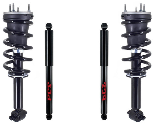 Front Complete Struts & Rear Shocks For Silverado 1500 2019-2023 4 Wheel Drive