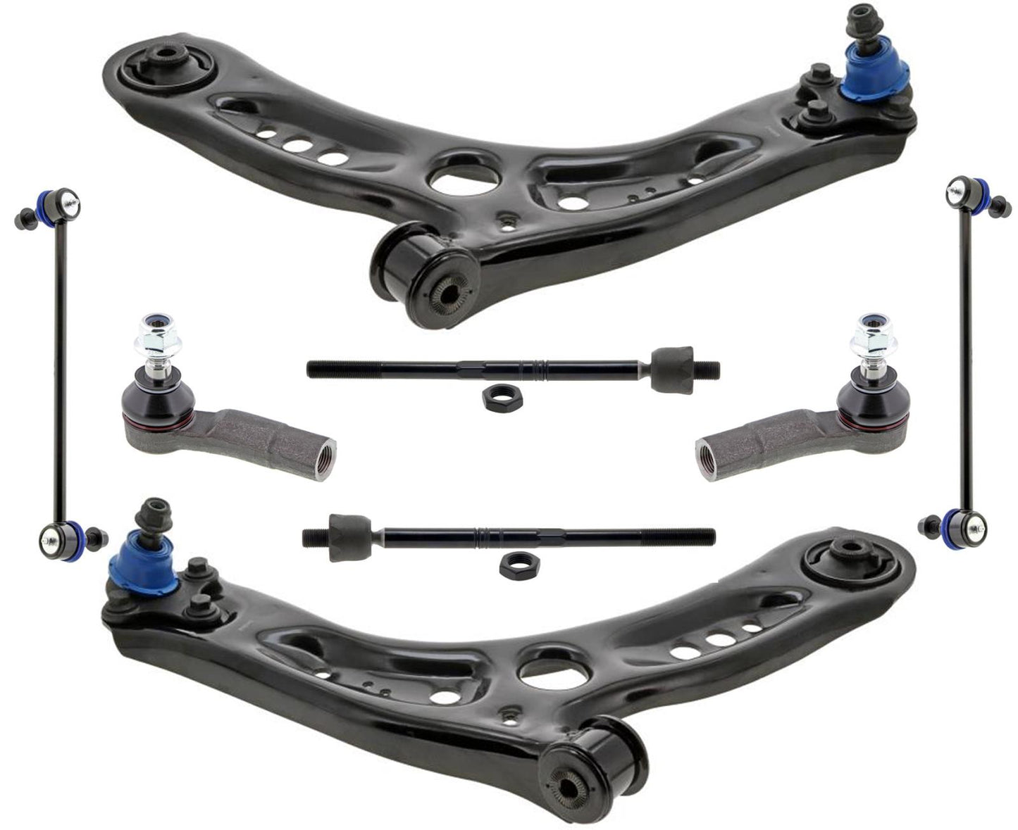 Mevotech Lower Control Arms Tie Rods & Links For Volkswagen Jetta 1.4L 19-2023