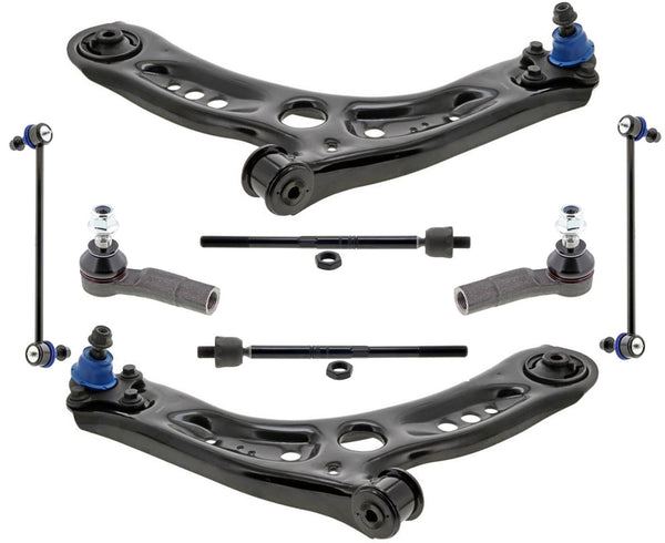 Mevotech Lower Control Arms Tie Rods & Links For Volkswagen Jetta 1.4L 19-2023