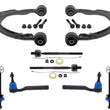Front Upper & Lower Control Arms Tie Rods & Links For F-150 Raptor 2017-2020