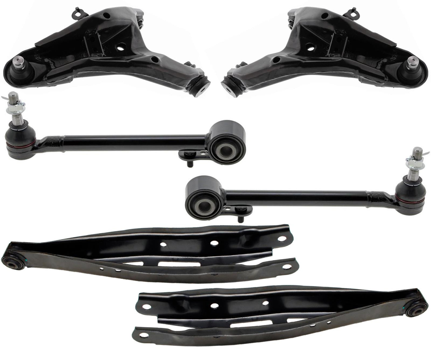Mevotech Rear Lower & Upper Control Arms W/ Ball Joints For WRX STI 2015-2017
